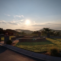 38 Coves Lodge Firepit Sunset